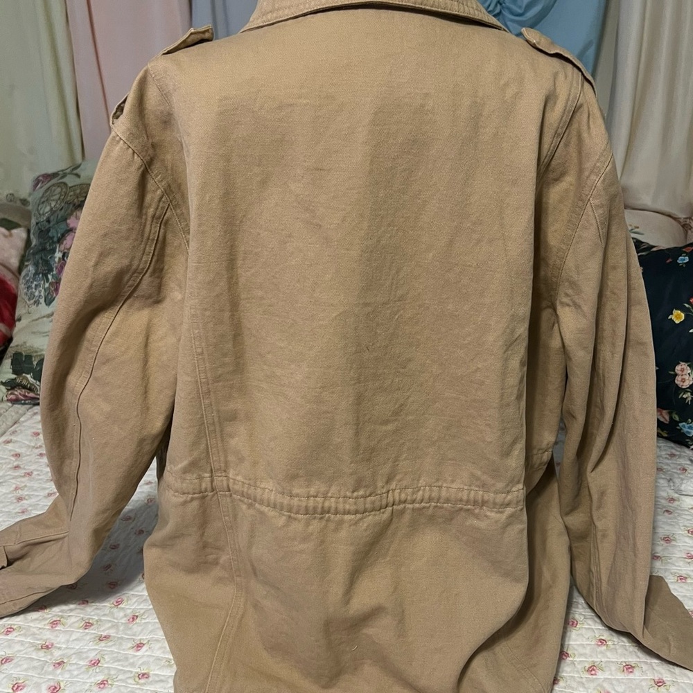 Men's Tan Utility Field Jacket - Picture 8 of 15
